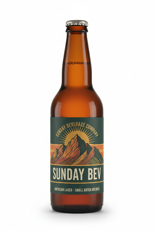Sunday Bev 12oz Beer Bottle