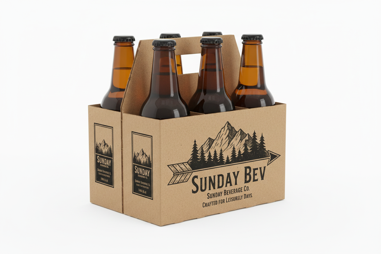 Sunday Bev 6-Pack Bottle Carrier